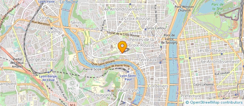 localisation de l'entreprise QUADRILLE à LYON