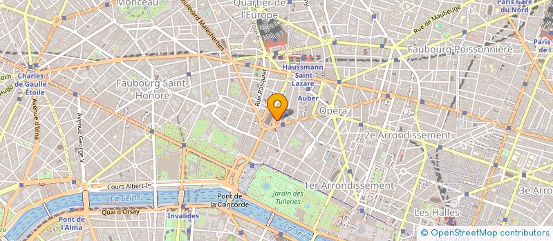 localisation de l'entreprise QUADRILLE HOLDING  PARIS