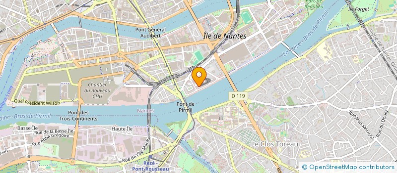 localisation de l'entreprise QUADRIM ATLANTIQUE à NANTES
