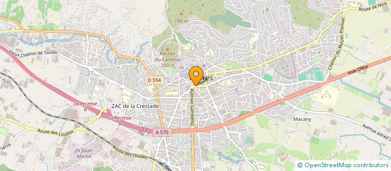 localisation de l'entreprise QUADRIMARAN INDUSTRIES  HYERES