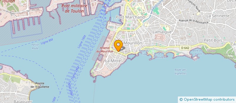 localisation de l'entreprise QUADRIMMO  TOULON