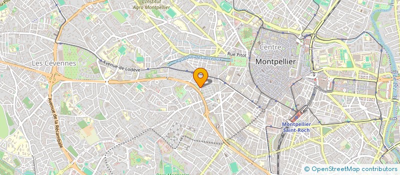 localisation de l'entreprise QUADRINI F ET RENARD JP à MONTPELLIER