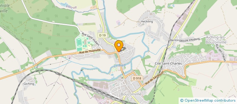 localisation de l'entreprise QUADRINI FRERES  BOUZONVILLE