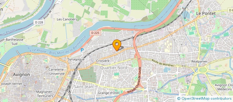 localisation de l'entreprise QUADRINLINE-GROUP à AVIGNON