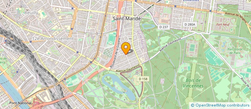 localisation de l'entreprise QUADRINO à SAINT-MANDE