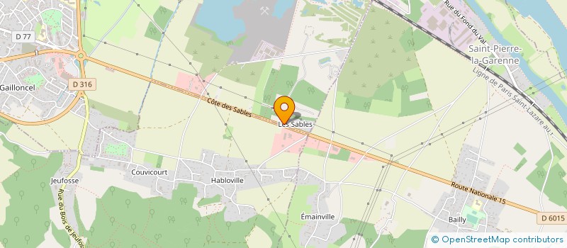 localisation de l'entreprise QUADRINVEST  SAINT-AUBIN-SUR-GAILLON