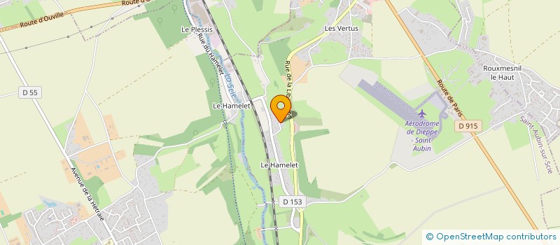 localisation de l'entreprise QUADRINVEST  SAINT-AUBIN-SUR-SCIE