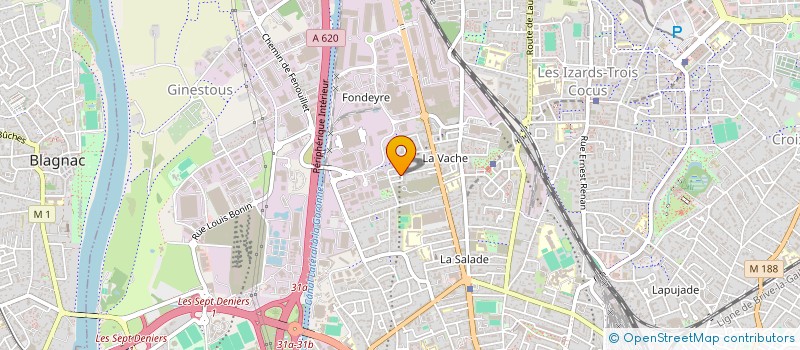 localisation de l'entreprise QUADRIPHONIK  TOULOUSE