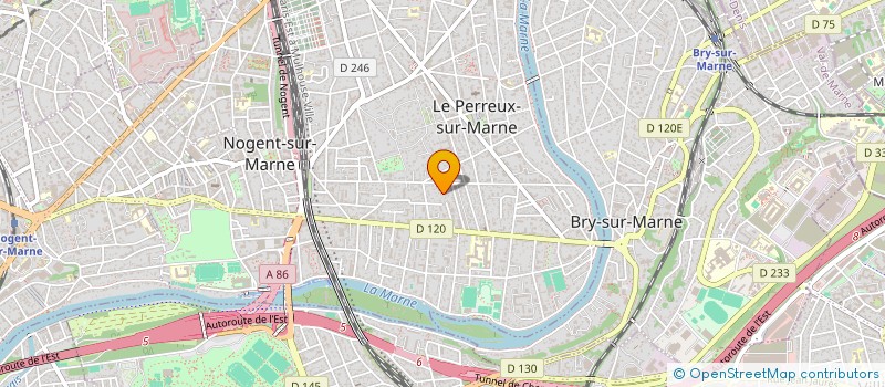 localisation de l'entreprise QUADRIPOL  LE PERREUX SUR MARNE