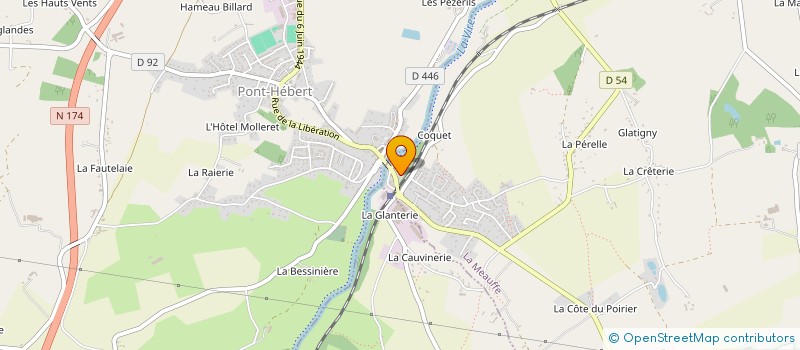 localisation de l'entreprise QUADRIS  LA MEAUFFE