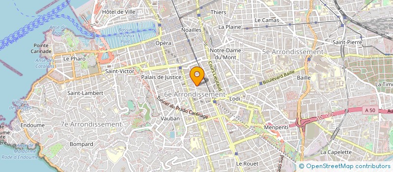 localisation de l'entreprise QUADRISSIMO à MARSEILLE
