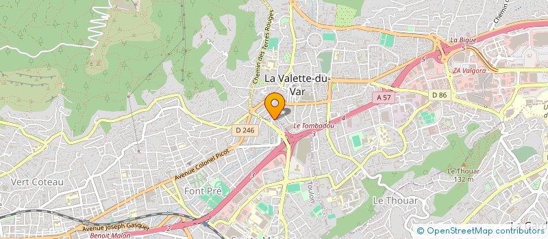 localisation de l'entreprise QUADRIVIEWS à TOULON
