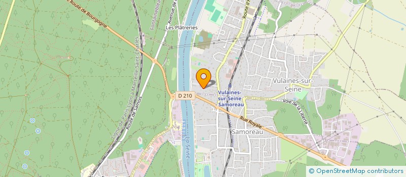 localisation de l'entreprise QUADRIVIUM  VULAINES-SUR-SEINE