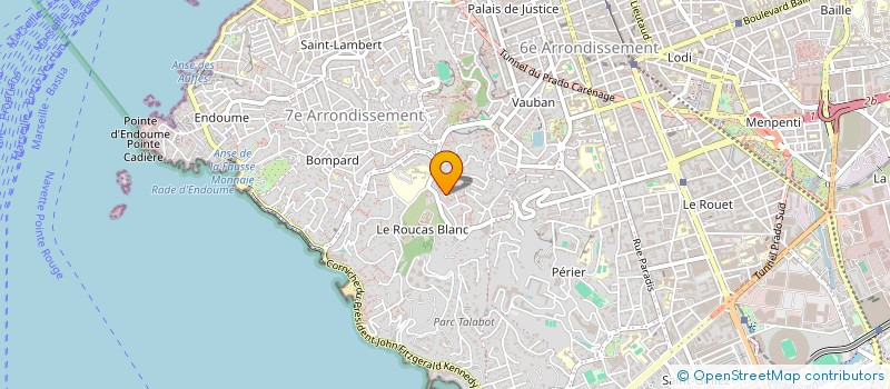 localisation de l'entreprise QUADRIVIUM à MARSEILLE