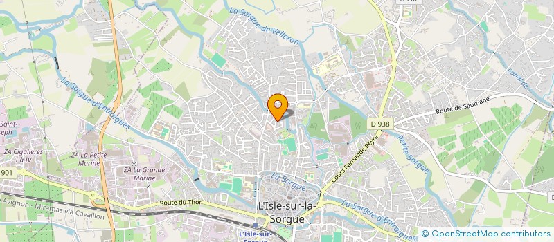 localisation de l'entreprise QUADROSTYLE FRANCE à L'ISLE-SUR-LA-SORGUE