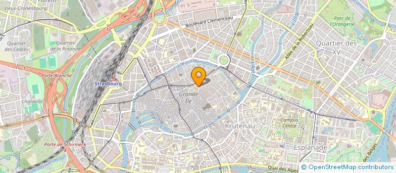 localisation de l'entreprise QUADRUS Y&R à STRASBOURG