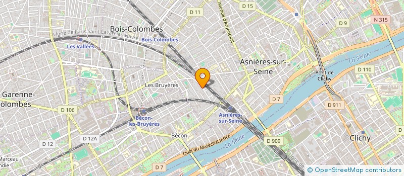 localisation de l'entreprise QUAERENDO  ASNIERES-SUR-SEINE