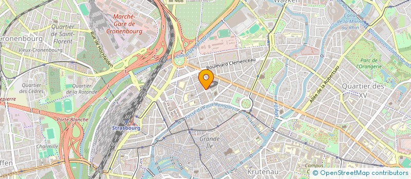 localisation de l'entreprise QUAFF à STRASBOURG