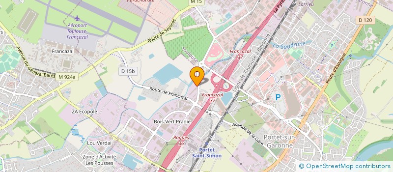 localisation de l'entreprise QUAGLIA METAL à PORTET-SUR-GARONNE