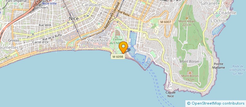 localisation de l'entreprise QUAI 10 à NICE