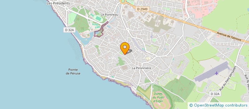 localisation de l'entreprise QUAI 14 à LES SABLES D'OLONNE