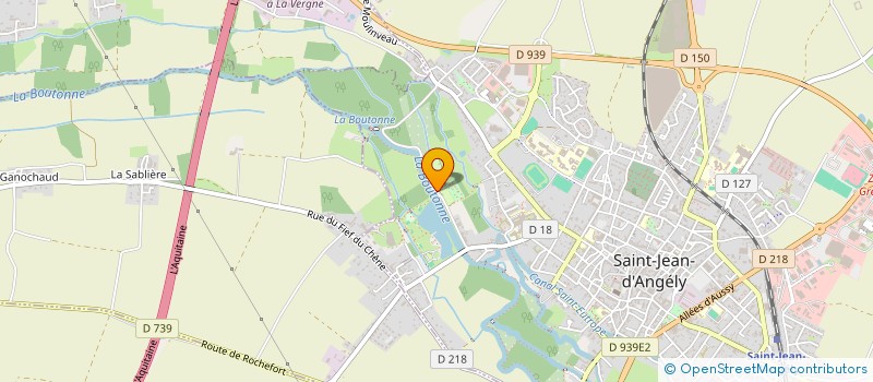 localisation de l'entreprise QUAI 17  SAINT-JEAN-D'ANGELY