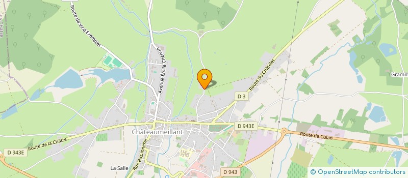 localisation de l'entreprise QUAI 18  CHATEAUMEILLANT