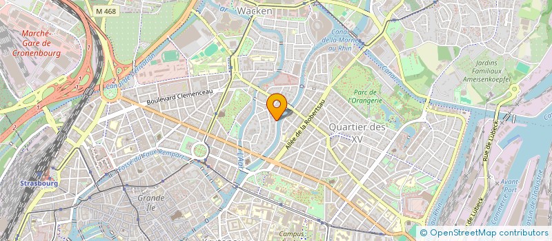 localisation de l'entreprise QUAI 21  LINGOLSHEIM