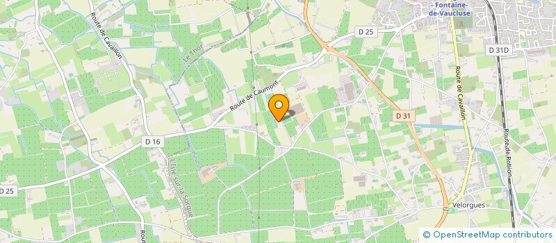 localisation de l'entreprise QUAI 22  L'ISLE-SUR-LA-SORGUE