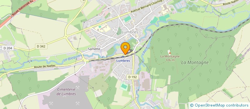 localisation de l'entreprise QUAI 22  LUMBRES