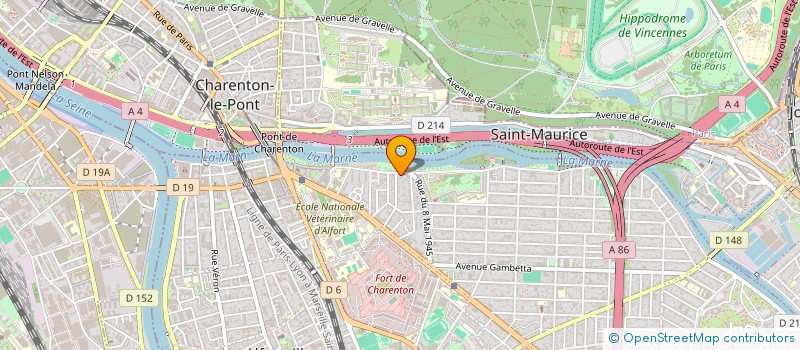 localisation de l'entreprise QUAI 24 à MAISONS-ALFORT