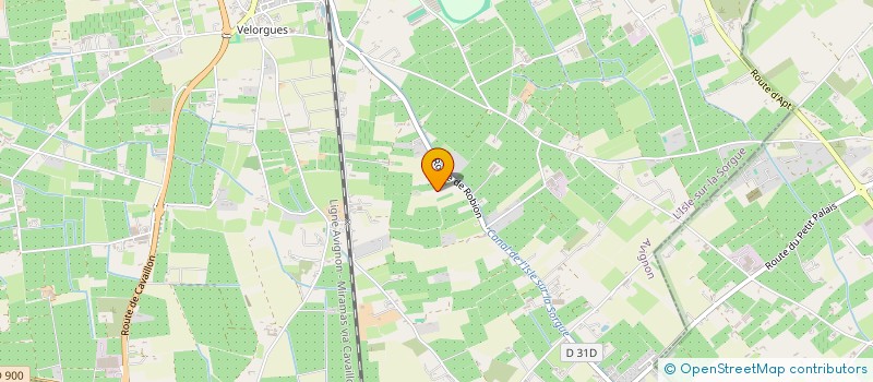 localisation de l'entreprise QUAI 24  L'ISLE-SUR-LA-SORGUE