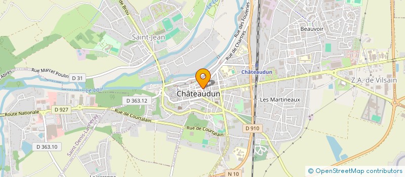 localisation de l'entreprise QUAI 28 à CHATEAUDUN