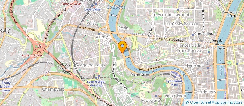 localisation de l'entreprise QUAI 33  LYON