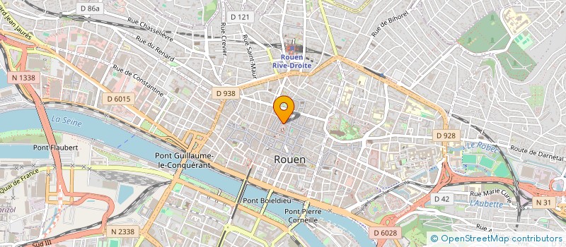 localisation de l'entreprise QUAI 40 à ROUEN