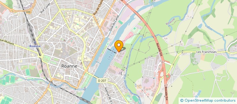 localisation de l'entreprise QUAI 42& CIE  LE COTEAU