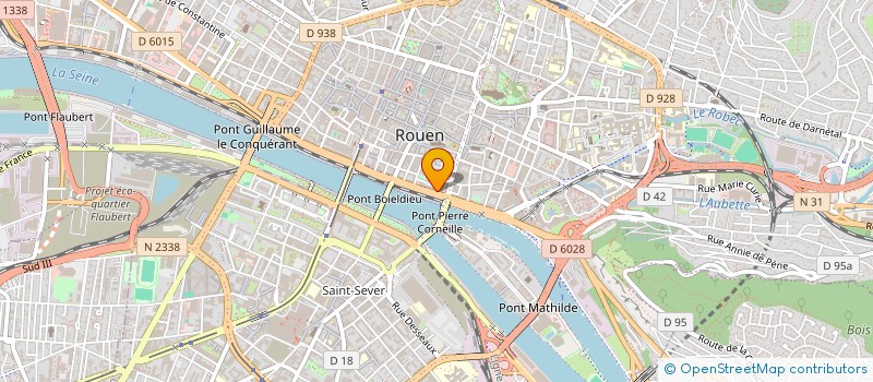 localisation de l'entreprise QUAI 5 à ROUEN