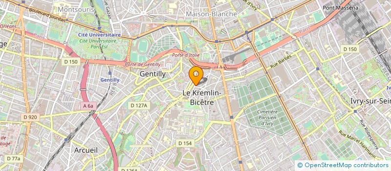 localisation de l'entreprise QUAI 54 à KREMLIN BICETRE