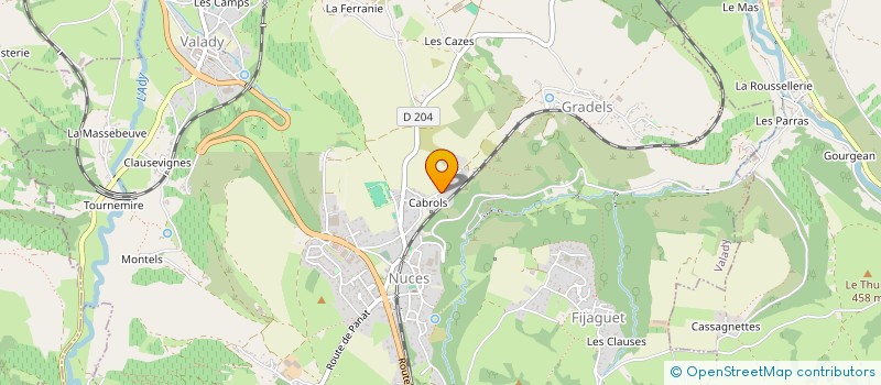 localisation de l'entreprise QUAI B 612  VALADY