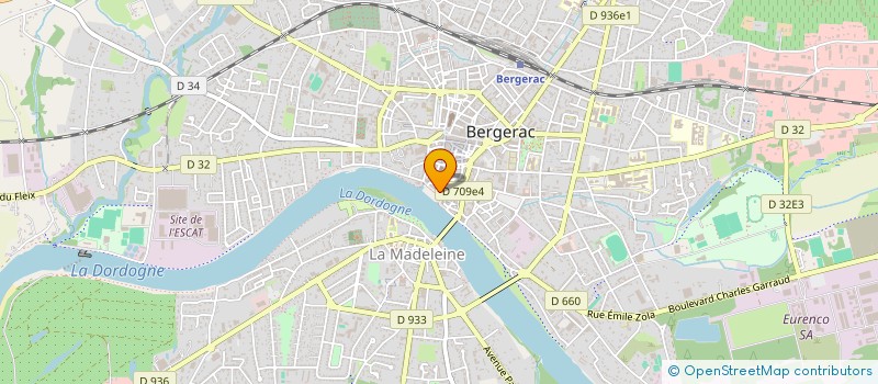 localisation de l'entreprise QUAI CYRANO à BERGERAC