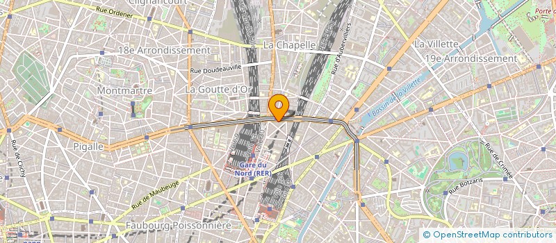 localisation de l'entreprise QUAI DE JEMMAPES X (Q.D.J.X)  PARIS