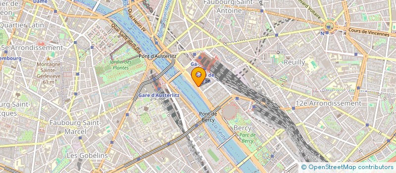 localisation de l'entreprise QUAI DE LA RAPEE  PARIS