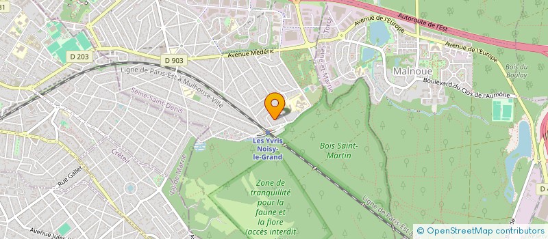 localisation de l'entreprise QUAI DE MARNE à NOISY-LE-GRAND