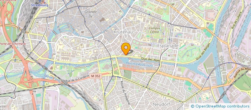 localisation de l'entreprise QUAI DE SCENE à STRASBOURG
