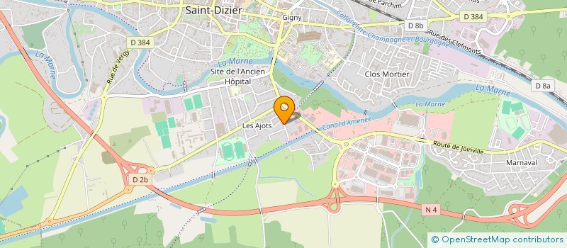 localisation de l'entreprise QUAI DES AJOTS à SAINT-DIZIER