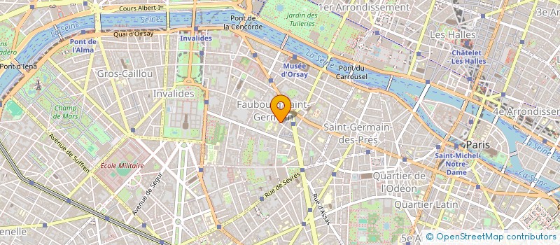 localisation de l'entreprise QUAI DES ARTS à PARIS