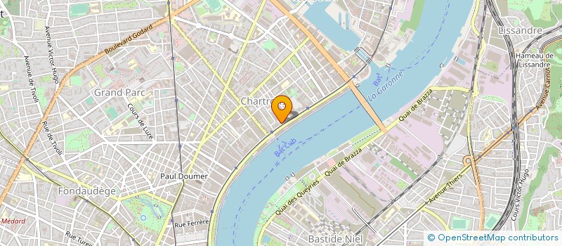 localisation de l'entreprise QUAI DES ARTS  BORDEAUX