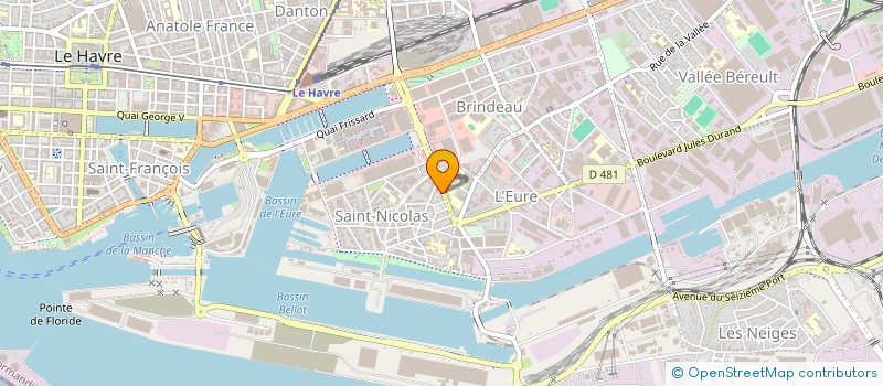 localisation de l'entreprise QUAI DES DELICES à LE HAVRE