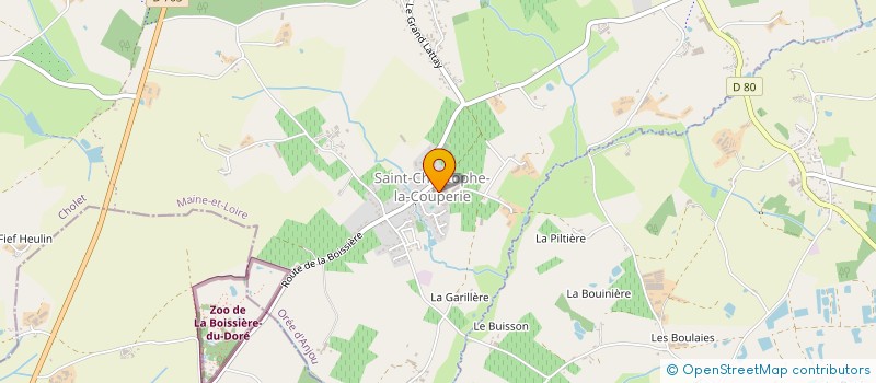 localisation de l'entreprise QUAI DES LUCIOLES à OREE-D'ANJOU