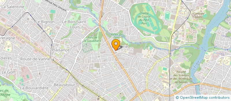 localisation de l'entreprise QUAI DES MARCHANDISES à NANTES
